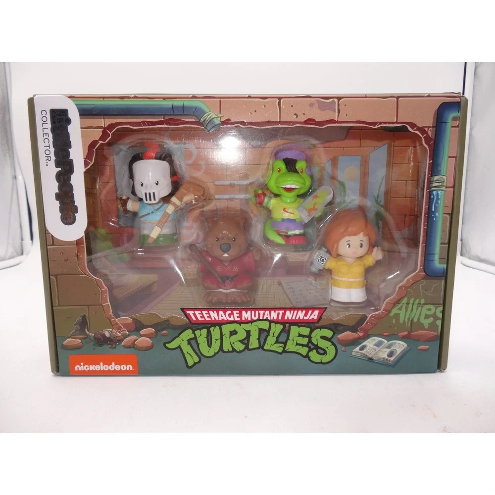 Fisher-Price Little People Collector TMNT‎ Ninja Turtles Allies Figure Set JDG40